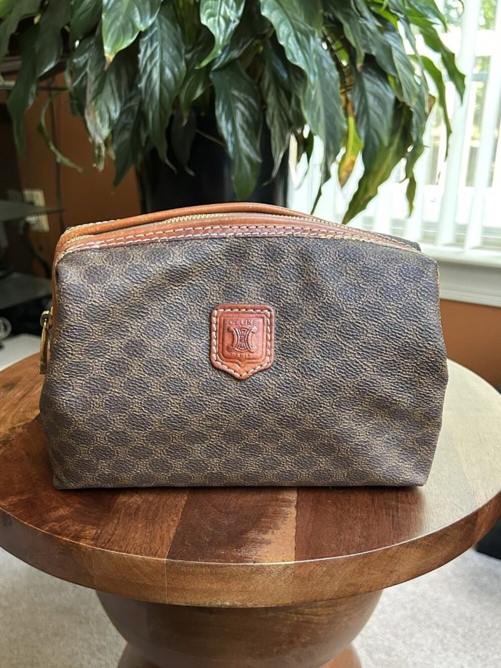 CELINE Macadam Pouch, Brown